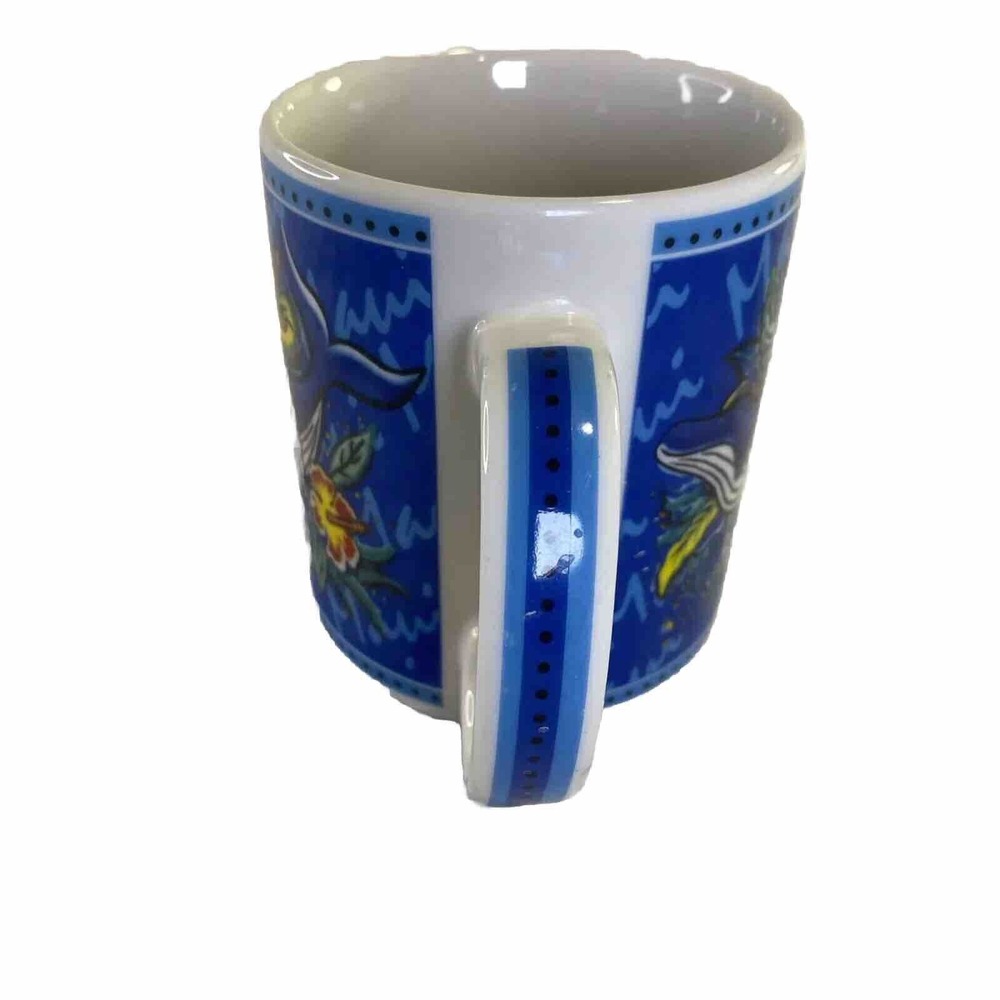 Hawaii Maui Coffee Mugs by Hilo Hattie VTG 2002 Dolphin Plumeria Island Heritage - Picture 5 of 12